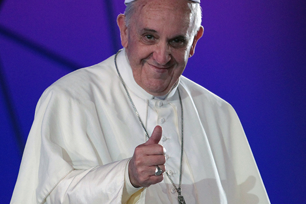 Papa Francisco envia mensagem e benção para SNF 2013