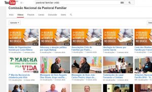 Comissão Nacional da Pastoral Familiar, Canal YouTube Pastoral Familiar